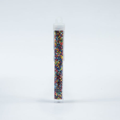 Lustrous Multicolor Czech Seed Beads - Size 10
