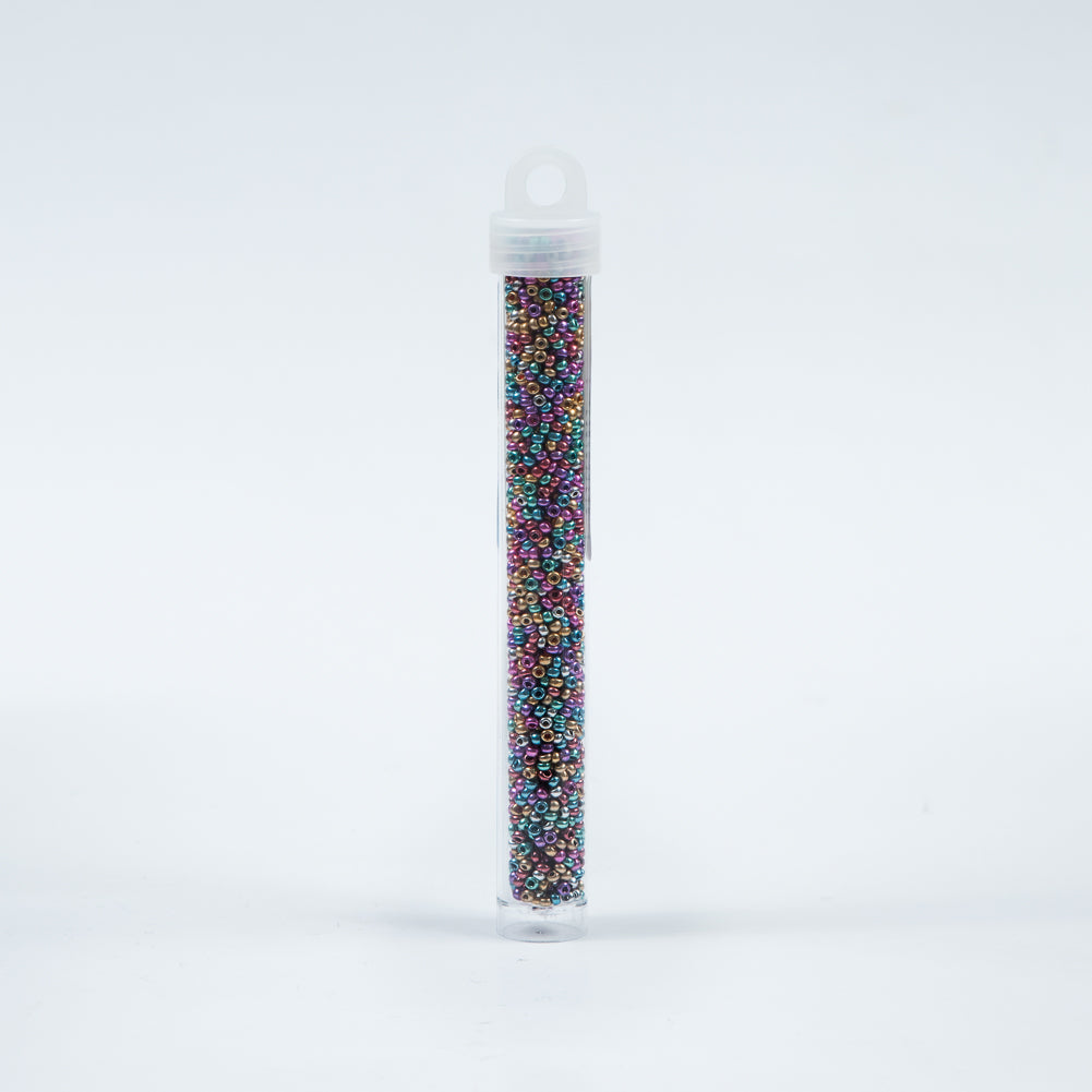 Metallic Multicolor Czech Seed Beads - Size 10