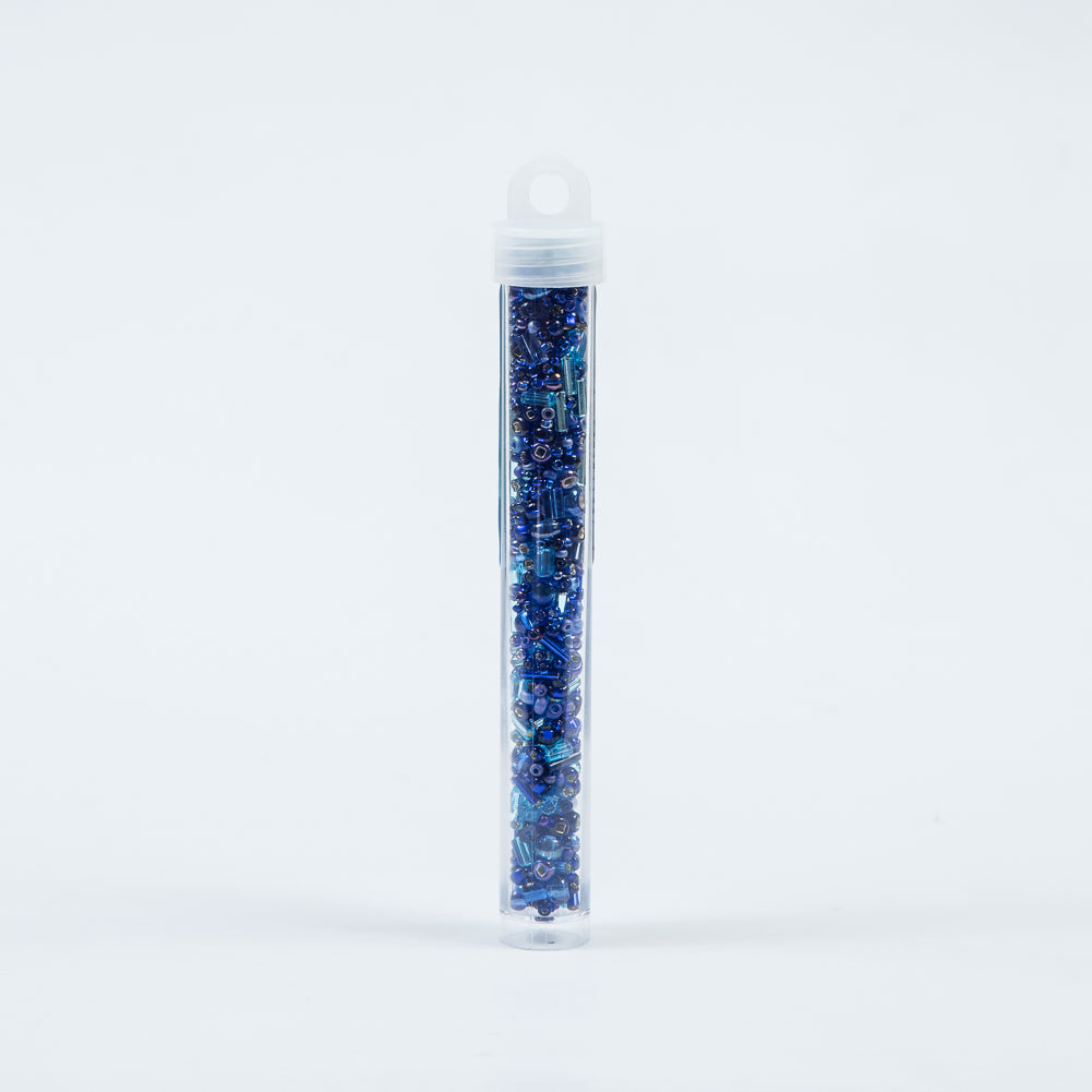 Sapphire Mixed Media Beads - Size 10