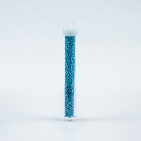 Light Blue Opaque Czech Seed Beads - Size 10