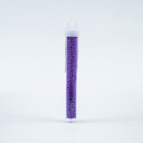 Violet Opaque Czech Seed Beads - Size 10