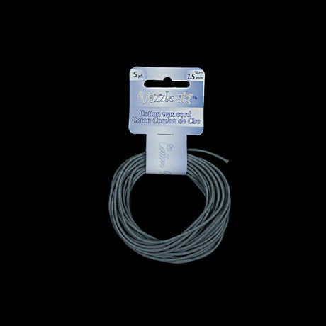 Dazzle-It Zinc Cotton Wax Cord - 1.5mm