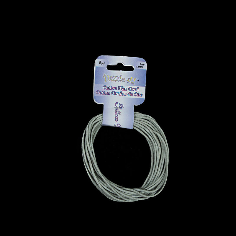 Dazzle-It Seafoam Cotton Wax Cord - 1.5mm