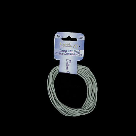 Dazzle-It Seafoam Cotton Wax Cord - 1.5mm