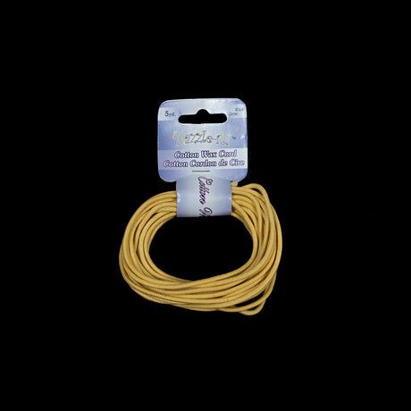 Dazzle-It Ceylon Lemon Cotton Wax Cord - 2mm