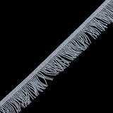 Silver Metallic Twisted Fringe - 2"
