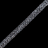 Silver Metallic Braided Trim - 0.375"