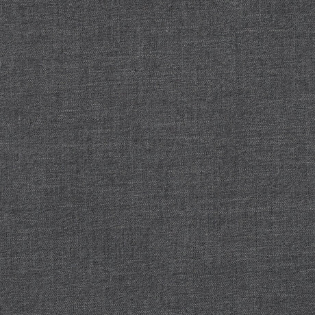 Black and Charcoal Virgin Wool Double Faced Melange