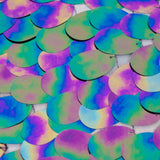 Mesh with Large Paillette Sequins - Multicolor Oilslick - Gilles Collection