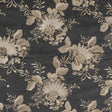 Metallic Gold 3D Floral Embroidered Mesh