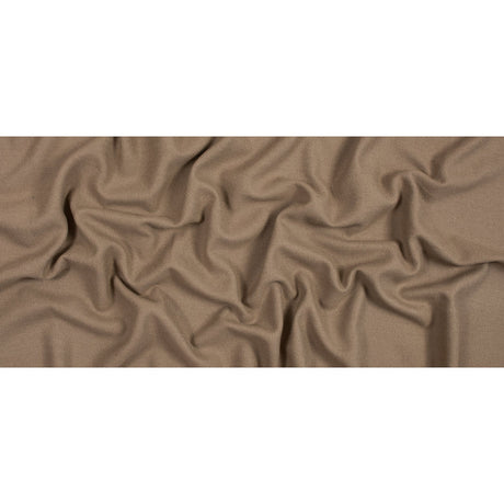 Tan Ribbed Wool Coating