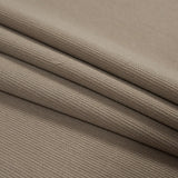 Greige Wool Coating with a Twill Side and a Ottoman Side