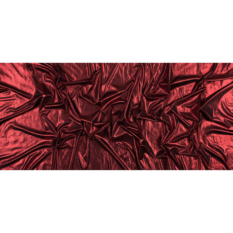 Metallic Mars Red All-Over Foil Knit