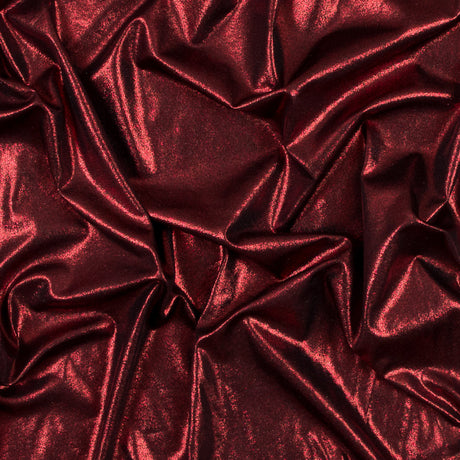 Metallic Mars Red All-Over Foil Knit