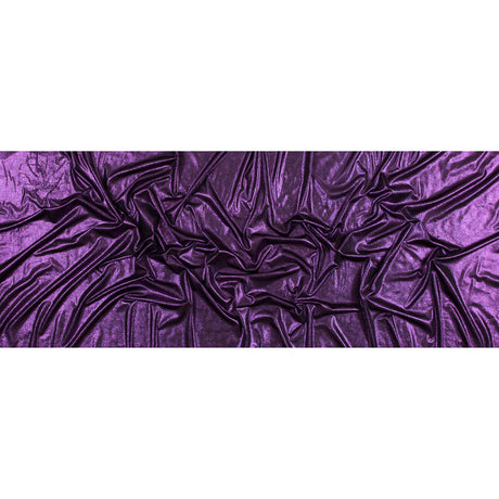 Metallic Hyacinth Violet All-Over Foil Knit
