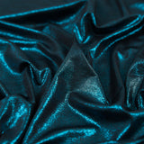 Metallic Teal All-Over Foil Knit