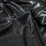 Textured All-Over Foil Knit - Metallic Silver - Lizabet Collection