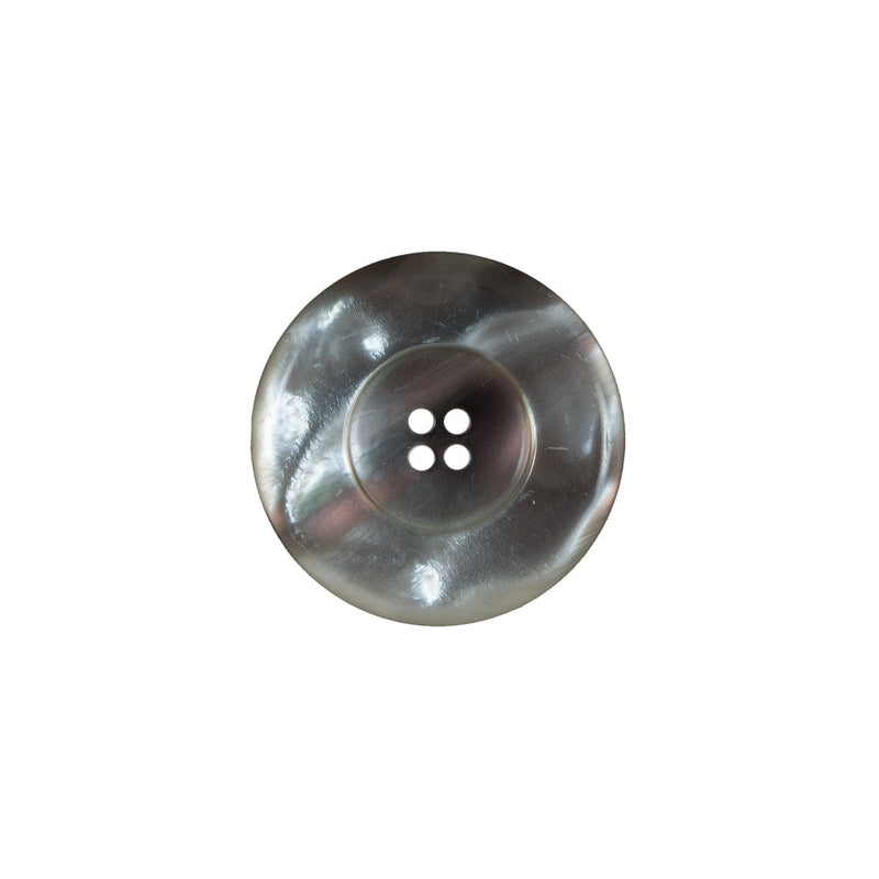 Gray Iridescent Plastic Button - 28L/18mm