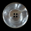 Beige Iridescent Plastic Button - 54L/34mm