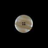 Beige Iridescent Plastic Button - 24L/15mm