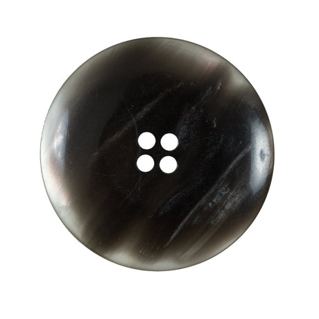 Gray and Orange Iridescent Plastic Button - 44L/28mm