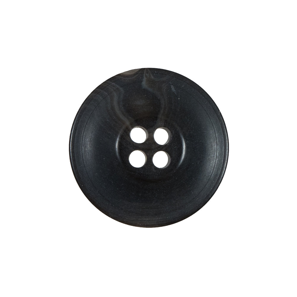 Dark Gray 4-Hole Plastic Button - 35L/22mm