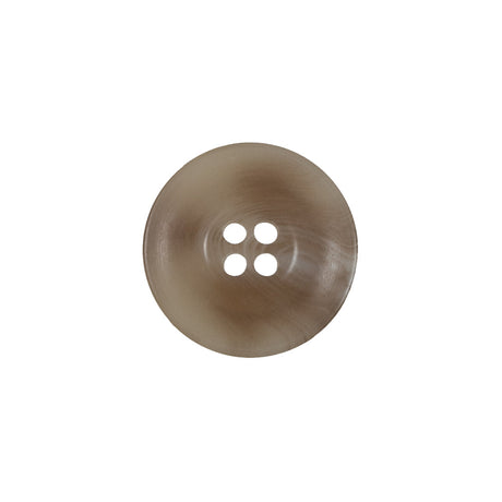 Beige 4-Hole Plastic Button - 28L/18mm