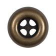 Italian Bronze 4-Hole Metal Button - 44L/28mm