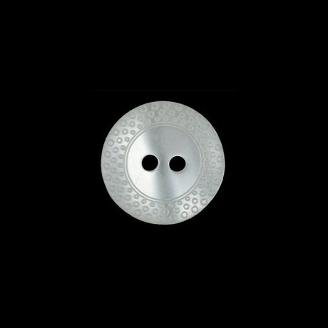 Ivory Plastic 2-Hole Button - 24L/15mm