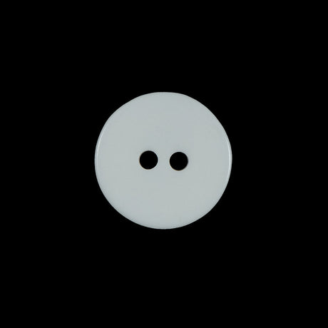 Ivory Plastic 2-Hole Button - 28L/18mm