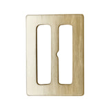 White Asparagus and Beige Ombre Plastic Slider - 1.5" x 2.1875"