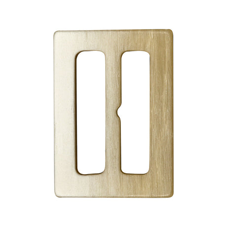 White Asparagus and Beige Ombre Plastic Slider - 1.5" x 2.1875"