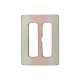 Icicle and Cantaloupe Iridescent Plastic Slider - 1.125" x 1.4375"