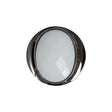 White and Gunmetal 2-Piece Faceted Shank Back Button - 36L/23mm