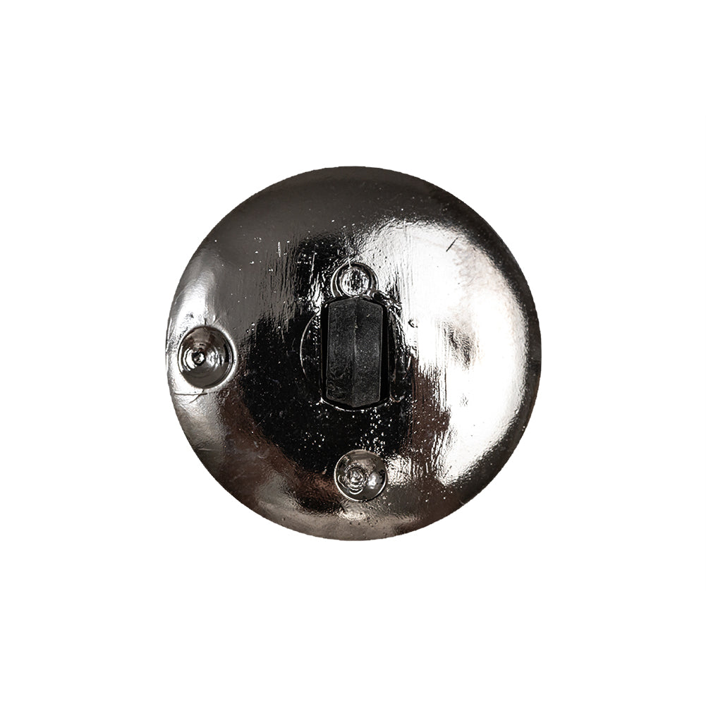 Slipstream and Gunmetal 2-Piece Faceted Shank Back Button - 36L/23mm