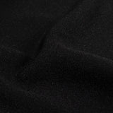 Black Stretch Polyester Woven