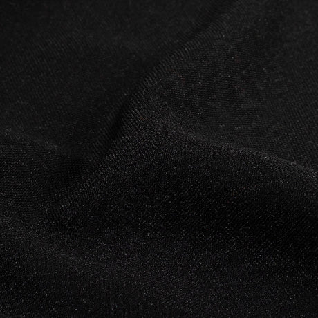 Black Stretch Polyester Woven