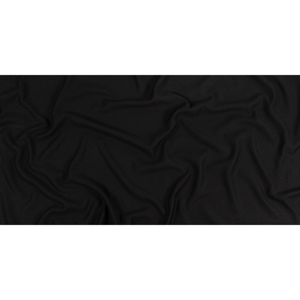 Black Stretch Polyester Woven