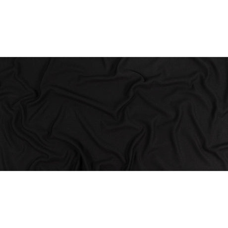 Black Stretch Polyester Woven