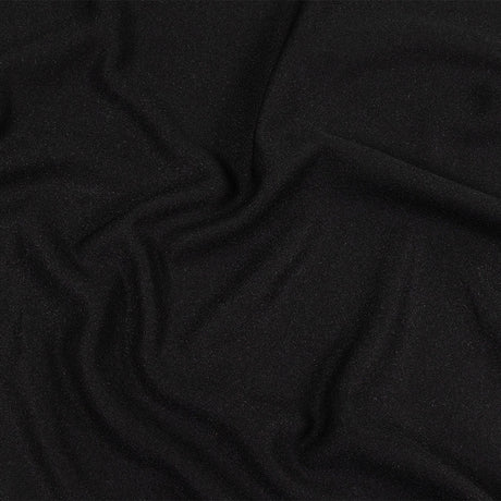 Black Stretch Polyester Woven
