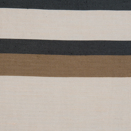 Spiced Latte Barcode Striped Rayon Shantung