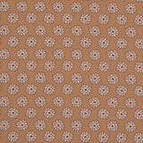 Italian Mustard Floral Digitally Printed Stretch Polyester