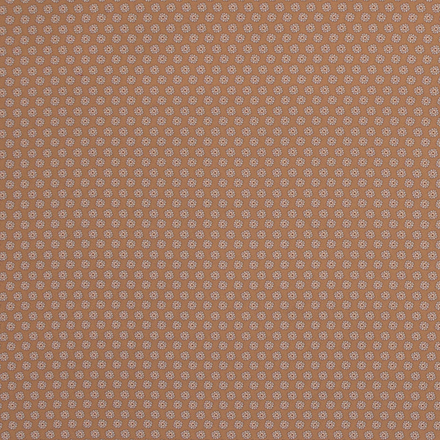 Italian Mustard Floral Digitally Printed Stretch Polyester