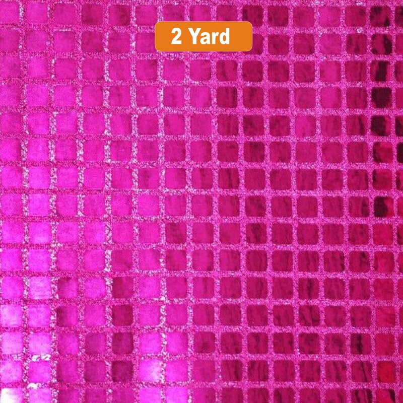 Square Sequins Fabric Quad Sequins Fabric 45" Wide Multiple Colors