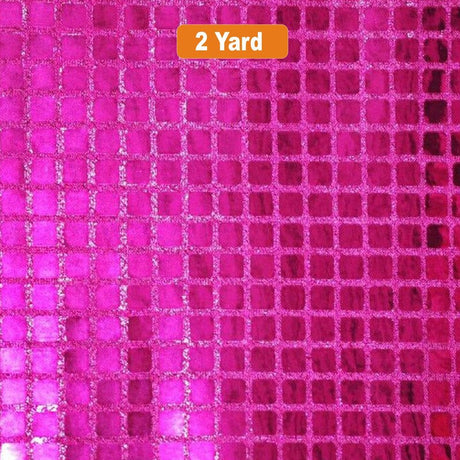 Square Sequins Fabric Quad Sequins Fabric 45" Wide Multiple Colors