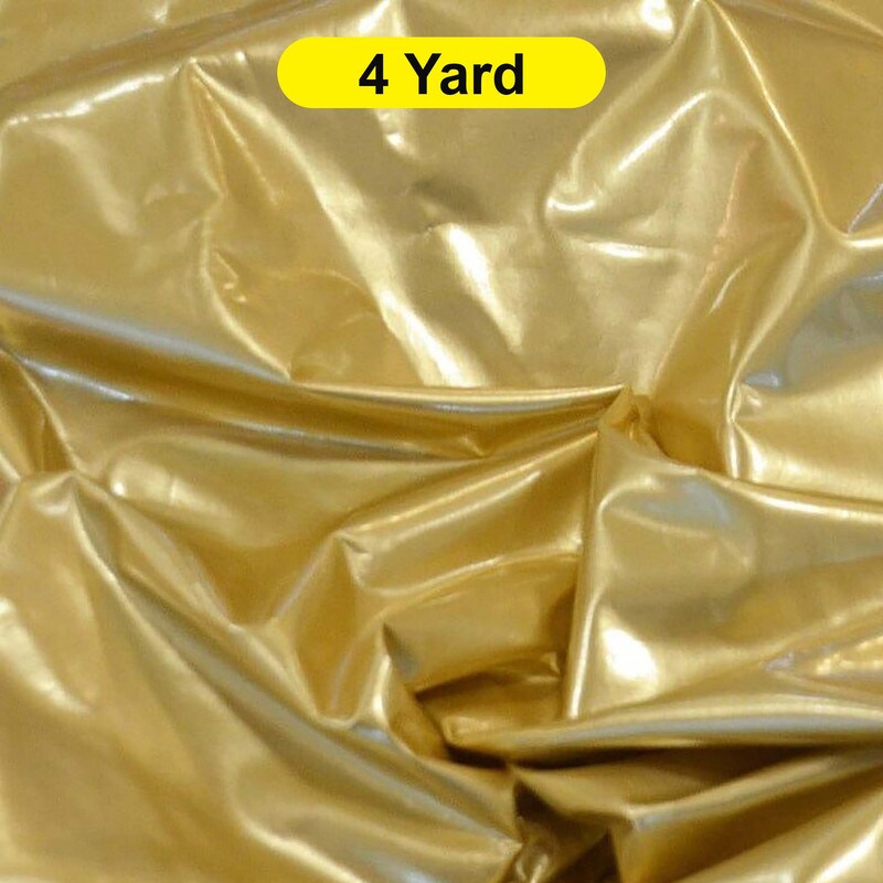 Wet Seal Stretch Vinyl Wet Look Shiny Stretchy Fabric 54" Wide