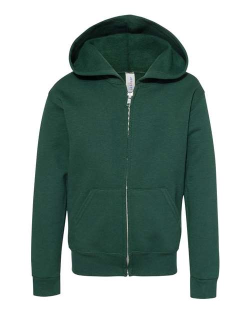 NuBlend® Youth Full-Zip Hooded Sweatshirt