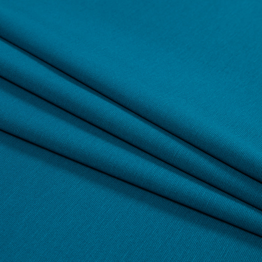 Oceanic Blue Stretch Double Knit