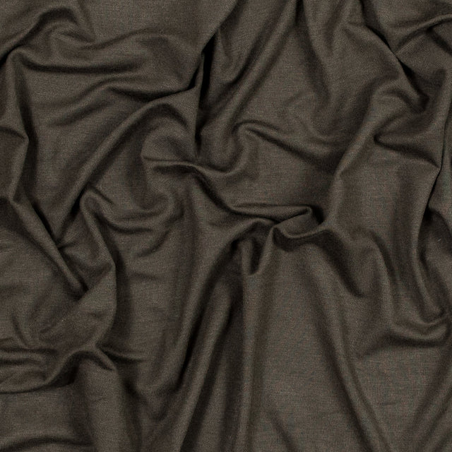 Olive Stretch Rayon Jersey