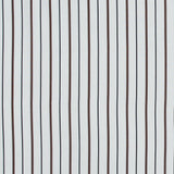 Brown, Black and White Striped Rayon Twill